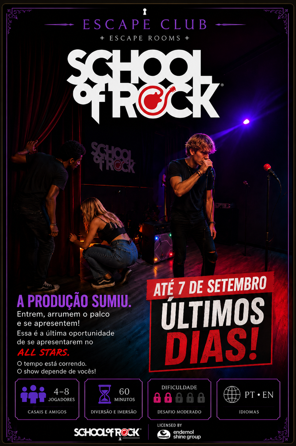 Pôster da sala School of Rock
